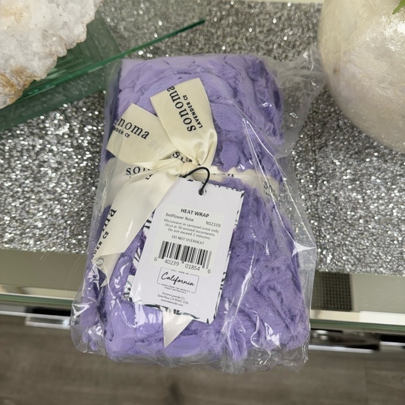 Sonoma Lavender Spa Heat Wrap in Bellflower Rose Purple NEW - Picture 2 of 16
